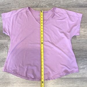 Tranquility by Colorado Clothing Dusty Mauve V-Neck Short Sleeve Top